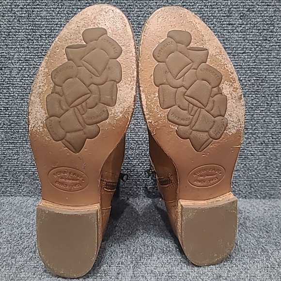 Kork Ease Korks Boots Women's 9 Leather Buckle Bootie Brown  Boho Chic - Picture 9 of 11